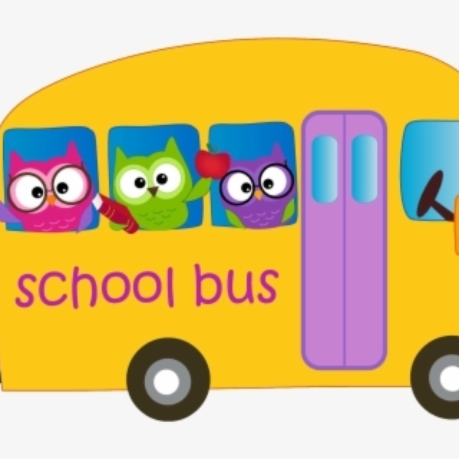 12 123642 bus service owl school bus clipart png